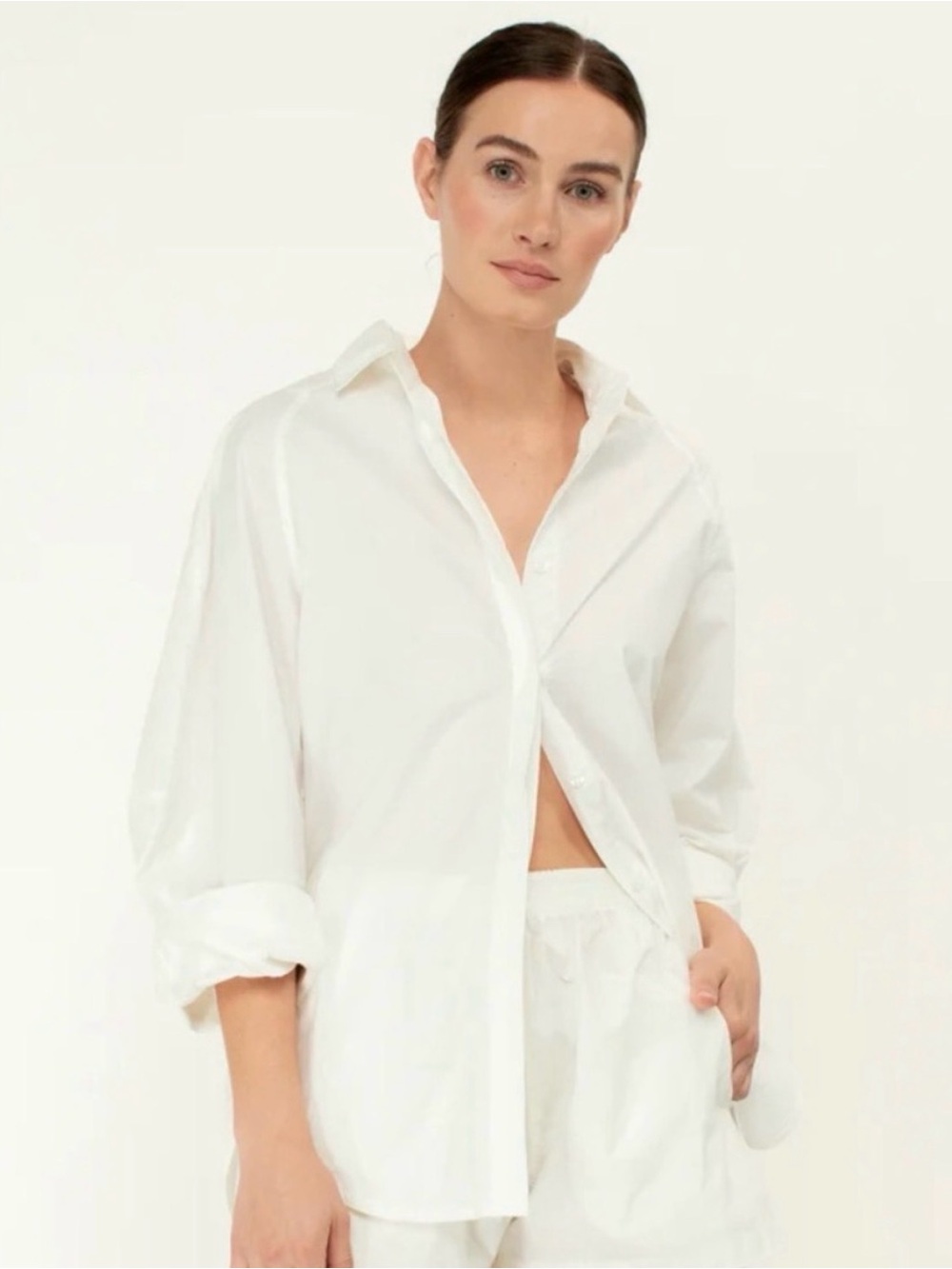 Mikoh Paseo Classic White Button-Up Shirt Paseo